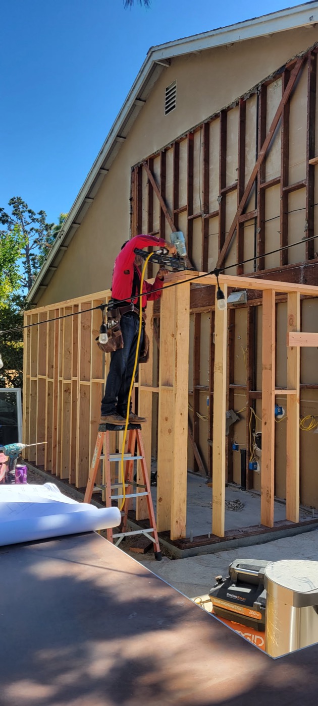 Structural repair and framing work